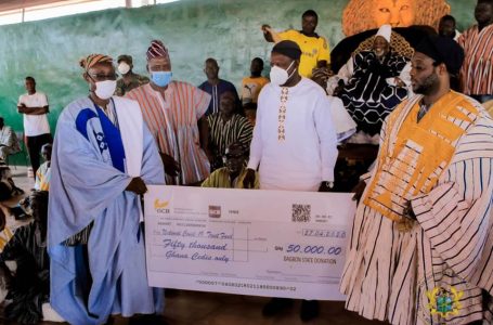 Dagbang Donates 50,000 Ghc To COVID-19 Fund