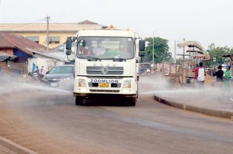 Northern, North East, Savannah regions disinfect markets