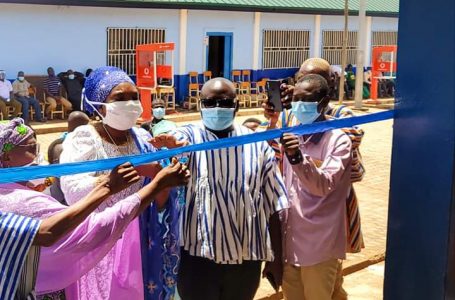 Mrs Halima Sagito Saeed handsover a ‘rehabilitated and refurbished ART Block’ to Ghanasco
